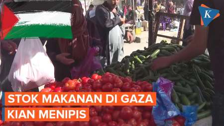 Bahan Makanan di Gaza Semakin Menipis