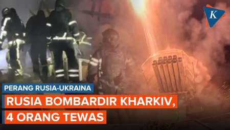Ratusan Drone Rusia Hantam Kharkiv Ukraina, 4 Tewas Termasuk Anak-anak