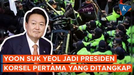 Yoon Suk Yeol Jadi Presiden Pertama Korea Selatan yang Ditangkap