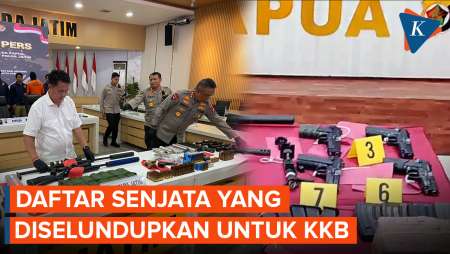 Daftar Senjata Selundupan Warga Bojonegoro untuk KKB, Ada Buatan Pindad?