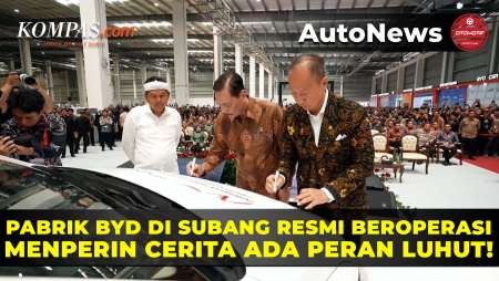 Pabrik BYD Di Subang Resmi Beroperasi, Kapasitas Produksi 150.000 Unit