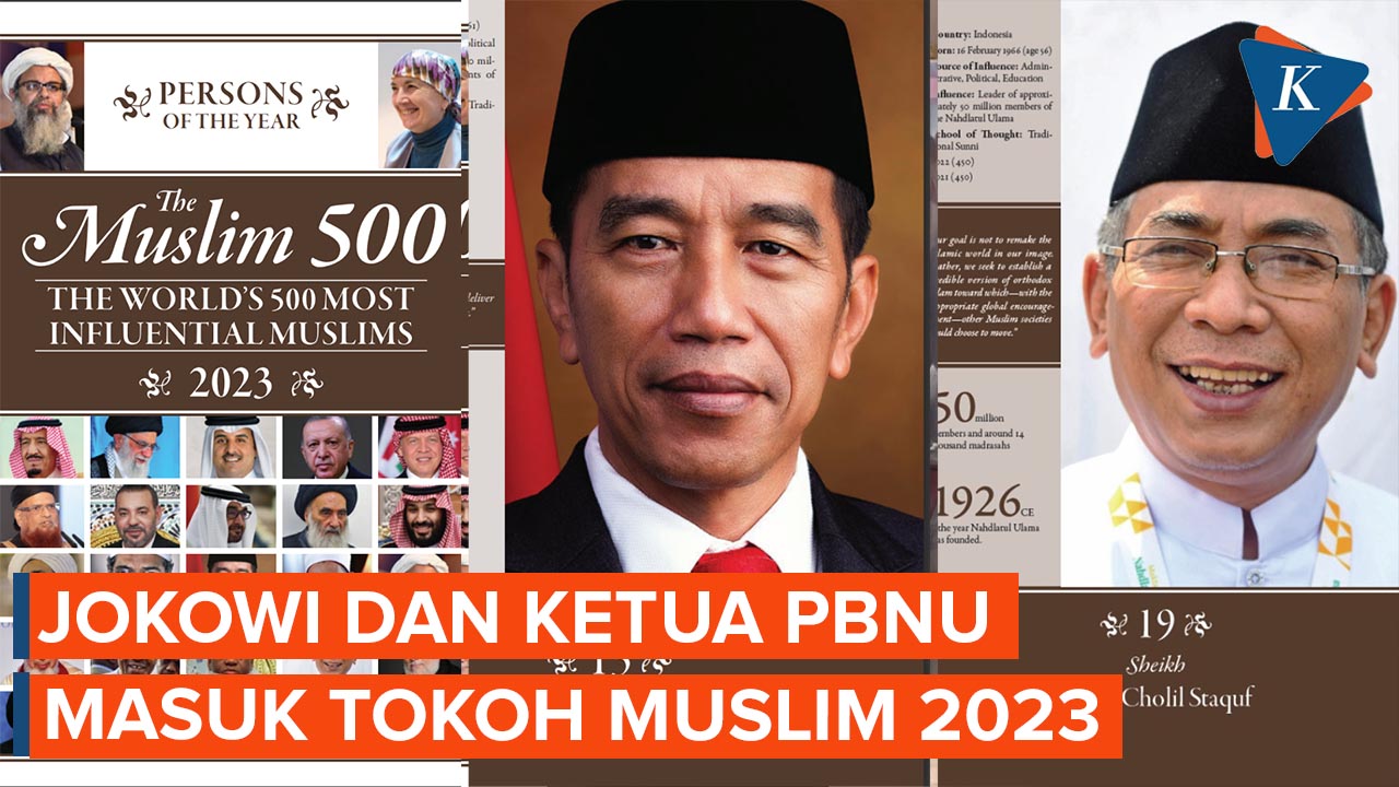 Presiden Jokowi dan Ketua PBNU Masuk Tokoh Muslim 2023