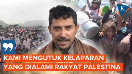 Kecam Krisis di Gaza, Ribuan Warga Yaman Turun ke Jalanan Ibu Kota Sanaa