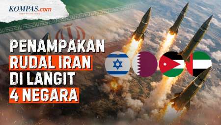 Penampakan Rudal Iran Di Doha, Yordania, Yerusalem, Israel, Dubai