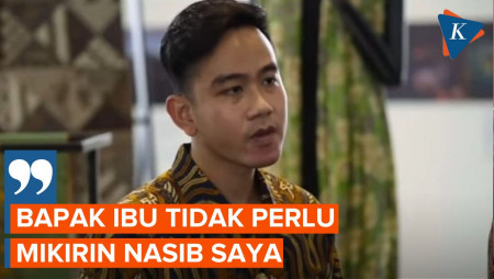 Momen Gibran Minta Relawan Tak Perlu Pikirkan Nasibnya