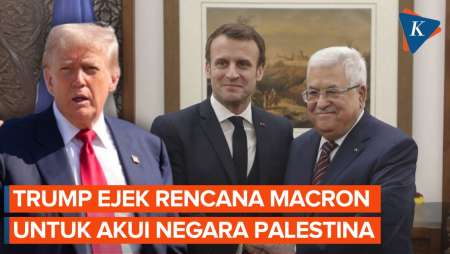 Presiden Macron Akan Akui Palestina, Trump: Pernyataan Tidak Berbobot