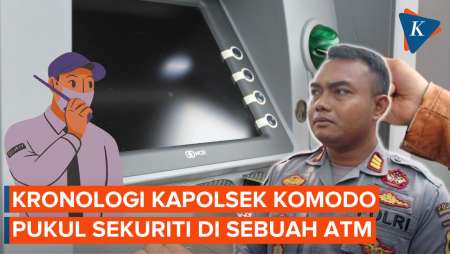 Duduk Perkara Kapolsek Komodo Pukul Sekuriti di ATM