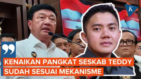 Seskab Teddy Naik Pangkat Jadi Letkol, Budi Gunawan: Tidak Menyalahi Aturan