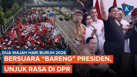 Dua Wajah Hari Buruh 2026: Pesta Di Monas Dan Aksi Kritik Di Depan DPR