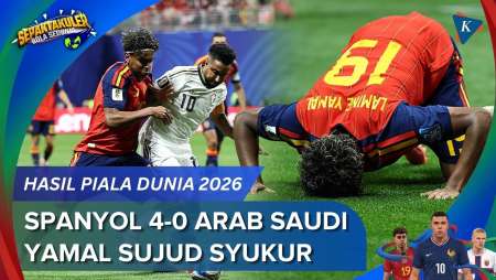 Hasil Spanyol Vs Arab Saudi 4-0: La Roja Pesta Gol, Lamine Yamal Sujud Syukur