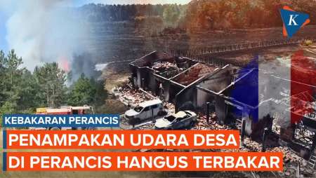 Potret Desa Di Perancis Hangus Usai Dilanda Kebakaran Hutan Besar
