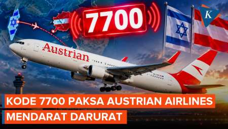 Terbang Dari Tel Aviv, Pesawat Austrian Airlines Mendadak Mendarat Darurat