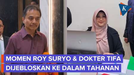 Detik-detik Roy Suryo Dan Dokter Tifa Dimasukkan Ke Sel Tahanan