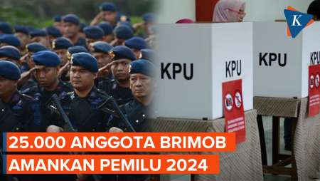 25.000 Anggota Brimob Siap Amankan Pemilu 2024