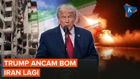 Trump Ancam Jatuhkan Bom Lagi Jika Iran Tak Berkelakuan Baik