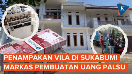 Vila di Sukabumi Digeledah, Disebut Jadi Markas Pembuatan Uang Palsu
