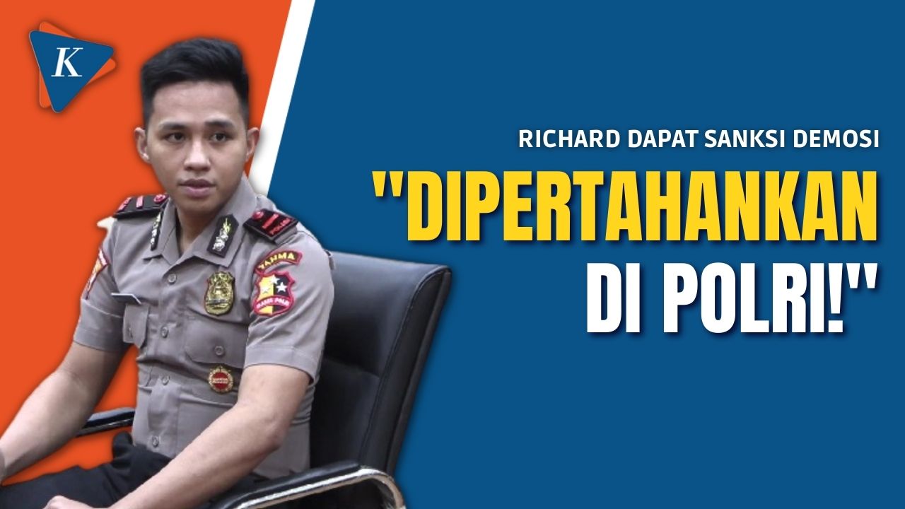 Detik-detik Richard Tak Dipecat dari Polri, tapi Disanksi Demosi 1 Tahun