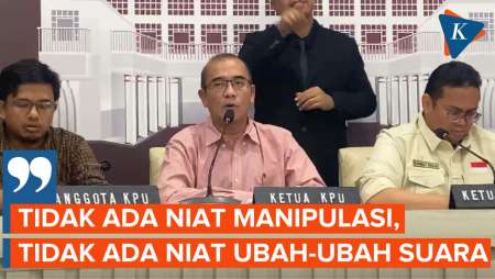 Ketua KPU Minta Maaf soal Sirekap, Tegaskan Tak Ada Niat Manipulasi