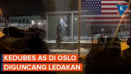 Ledakan Guncang Kedubes AS Di Oslo, Polisi Kerahkan Drone Hingga Helikopter