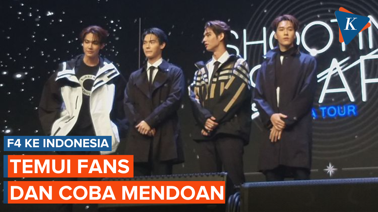 Keseruan Fan Meeting F4 Thailand di Jakarta, Berbahasa Indonesia hingga Cicipi Tempe Mendoan