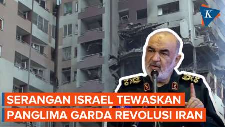 Serangan Israel Tewaskan Panglima Garda Revolusi Iran