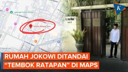 Rumah Jokowi Ditandai “Tembok Ratapan Solo” Di Maps, Ajudan Buka Suara