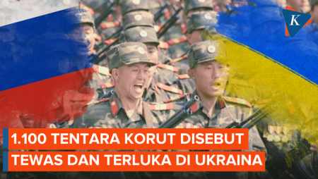 Korsel Perkirakan 1.100 Tentara Korut Tewas dan Terluka dalam Perang di Ukraina