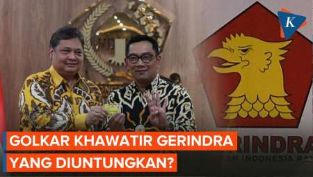 Golkar Dinilai Khawatir Gerindra yang Diuntungkan jika Ridwan Kamil Maju Pilkada Jakarta