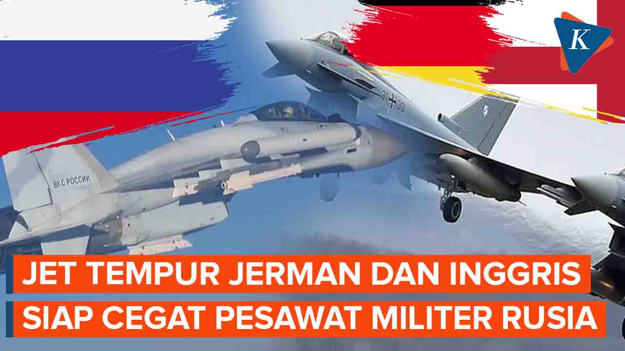 Jerman dan Inggris Kirim Jet Tempur Cegat Pesawat Militer Rusia