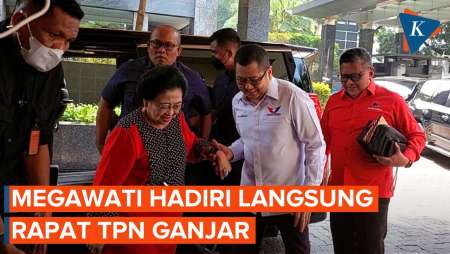 Megawati dan Para Ketum Parpol Pengusung Ganjar Hadiri Rapat Mingguan TPN