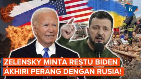 Zelensky Minta Restu Biden Akhiri Perang Vs Rusia, Sodorkan Rencana Kemenangan!