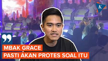 Respons Kaesang soal Grace Natalie Protes ke Moderator Debat