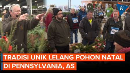 Tradisi Lelang Pohon Natal, Cara Unik Sambut Akhir Tahun Warga Pennsylvania Di AS