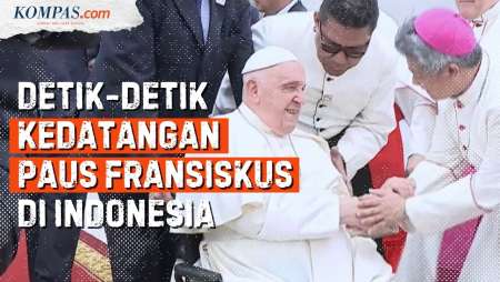 Momen Kedatangan Paus Fransiskus di Indonesia