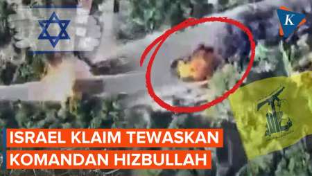 Israel Rilis Video Serangan Udara Tewaskan Seorang Komandan Hizbullah