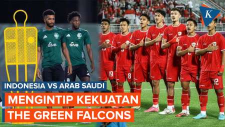 Indonesia Vs Arab Saudi di Kualifikasi Piala Dunia 2026, Bagaimana Kekuatan The Green Falcons?