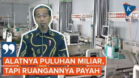Jokowi Prihatin dengan Kondisi Ruangan di Berbagai RSUD Indonesia