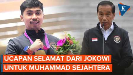 Jokowi Beri Selamat Muhammad Sejahtera Usai Peroleh 2 Emas di Asian Games