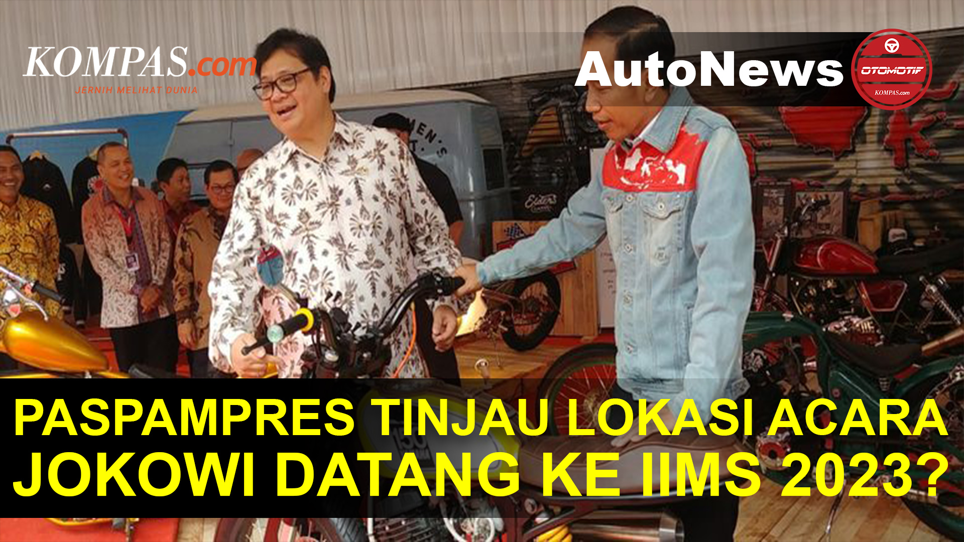 Jokowi Mau Datang ke IIMS 2023, Tim Protokoler Tinjau Lokasi Acara