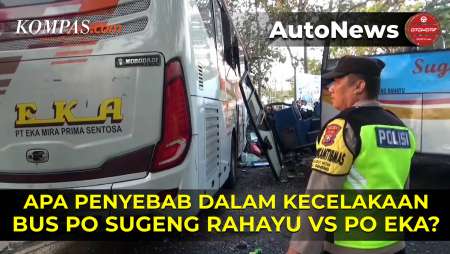 Penyebab Atap Copot pada Kecelakaan Bus PO Sugeng Rahyu Vs PO Eka