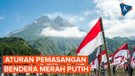 Aturan Pasang Bendera Merah Putih Menyambut HUT Ke-78 RI