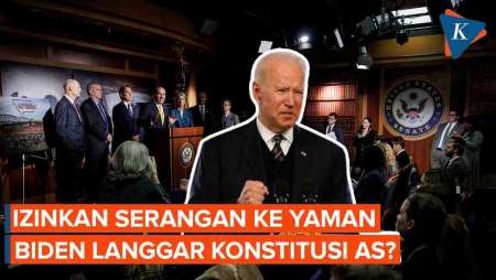 Serang Yaman Tanpa Persetujuan Kongres, Biden 