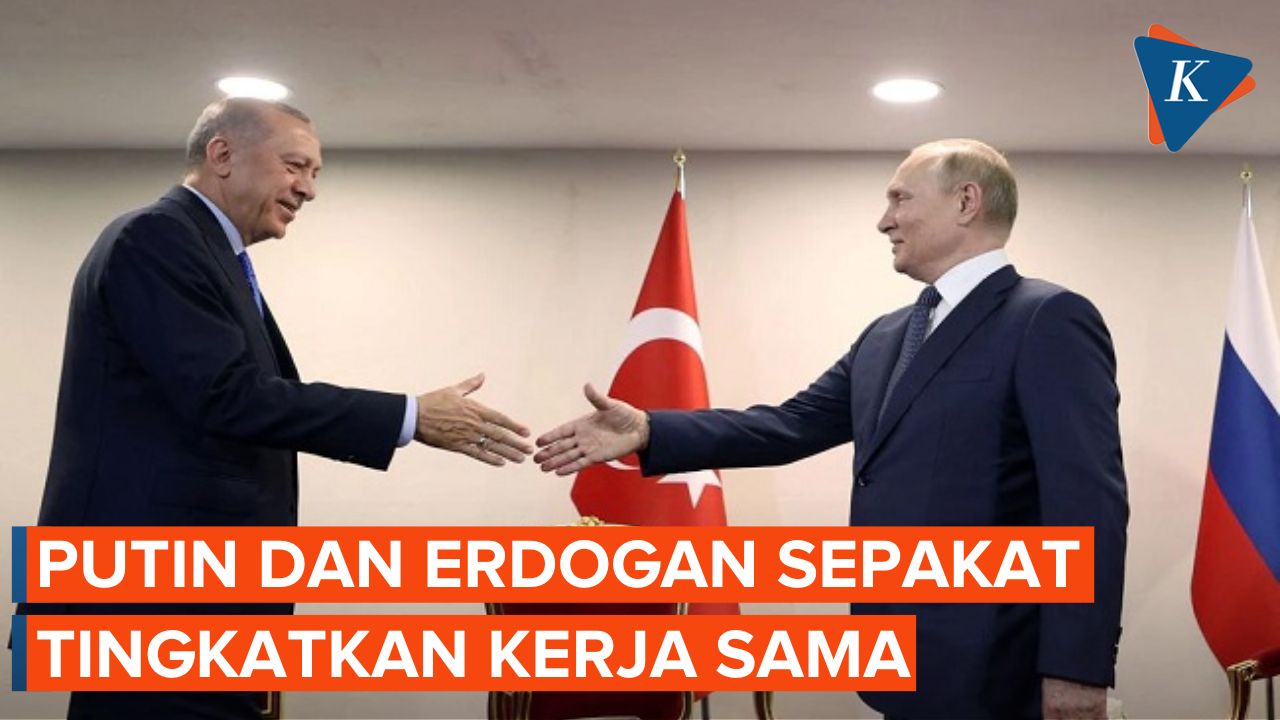 Putin dan Erdogan Sepakat Tingkatkan Kerjasama