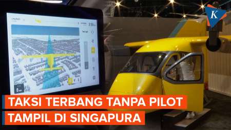 Penampakan Taksi Terbang Tanpa Pilot Di Singapore Airshow