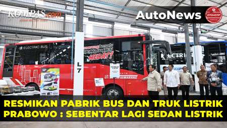 Prabowo Resmikan Pabrik VKTR Magelang, Produksi Bus & Truk Listrik