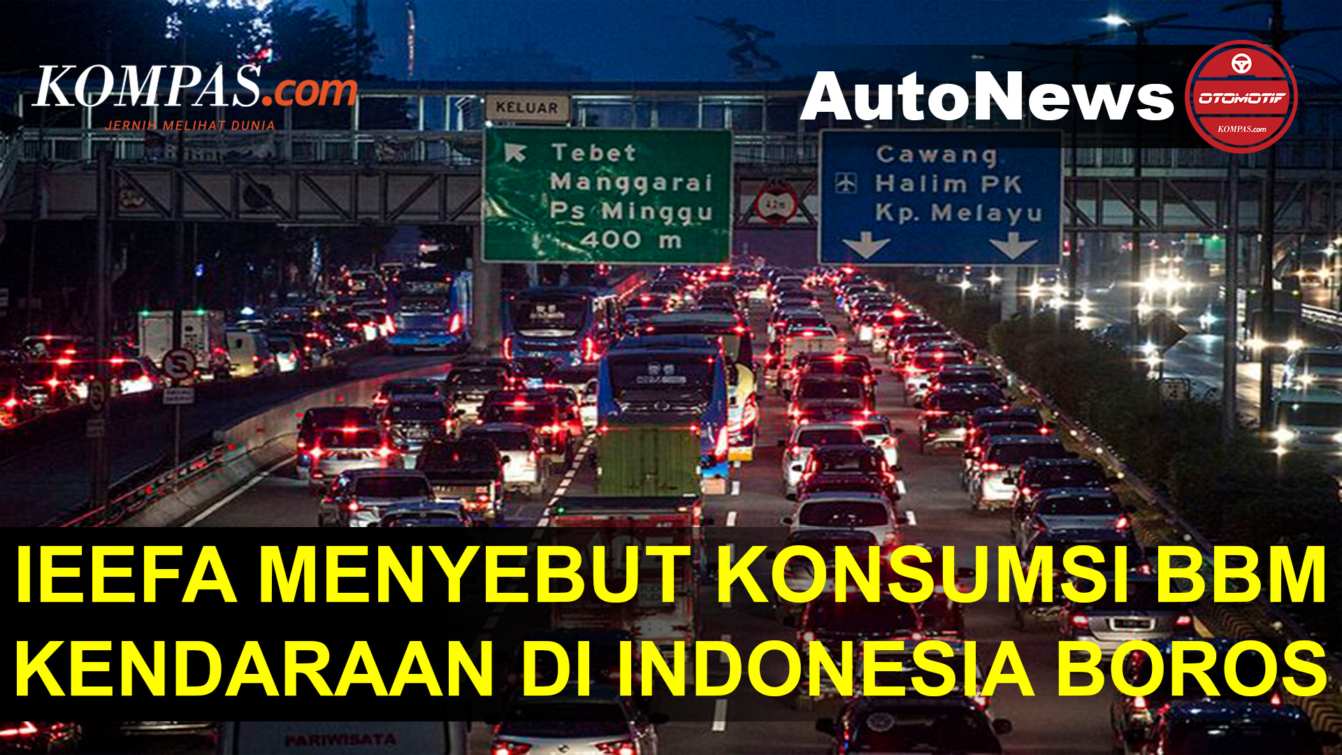 Konsumsi BBM Kendaraan Bermotor di Indonesia Disebut Sangat Boros
