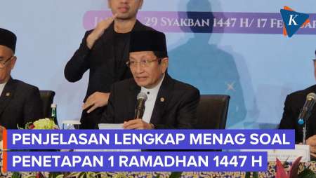 [FULL] Menag Umumkan 1 Ramadhan Beda dengan Muhammadiyah