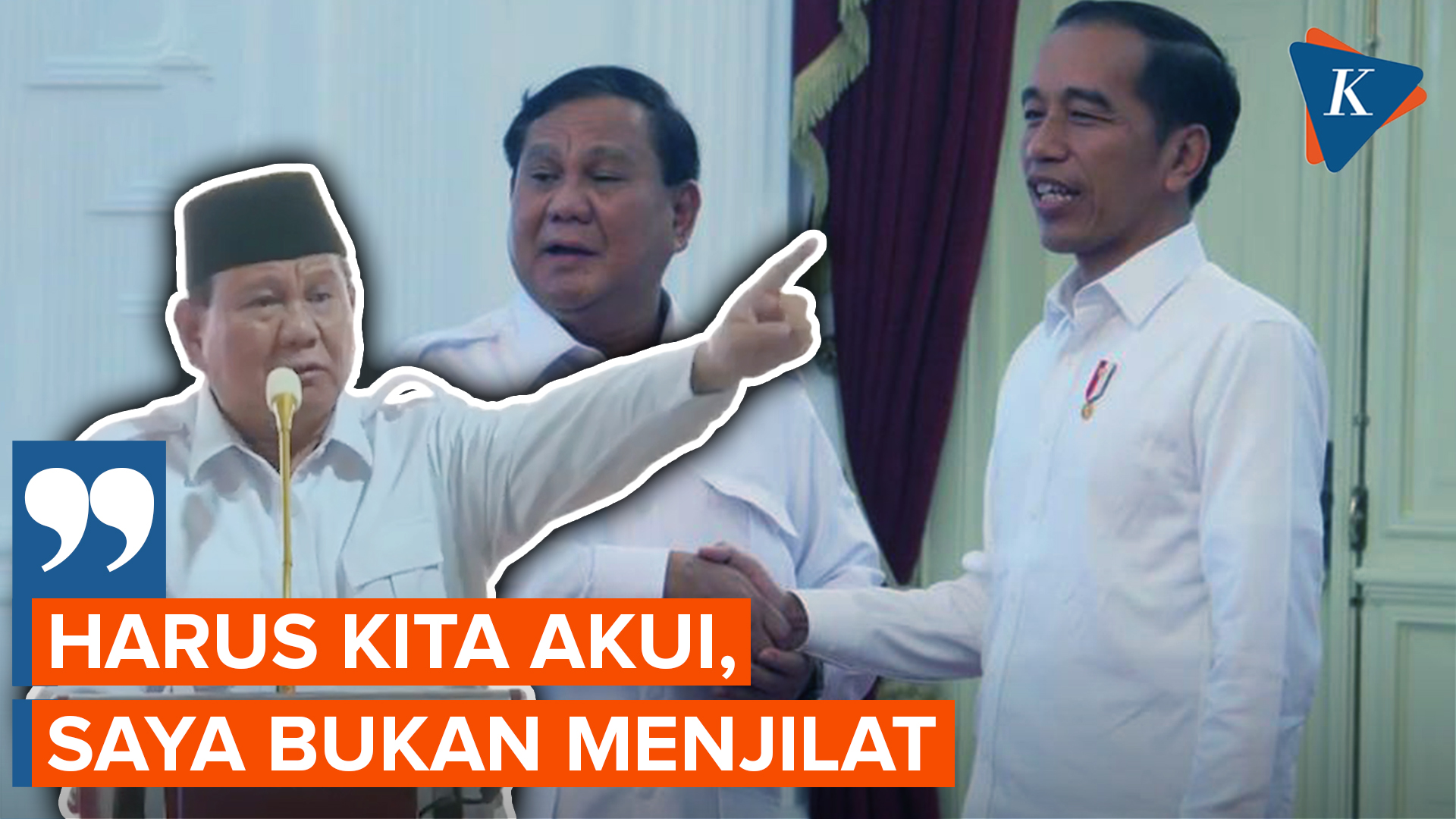 Puja-puji Kepemimpinan Jokowi, Prabowo Bantah Dirinya Menjilat