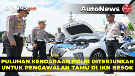 Polri Turunkan 87 Mobil dan 31 Motor untuk Mengawal HUT RI di IKN