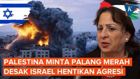 Palestina Desak Palang Merah Tekan Israel agar Berhenti Serang Gaza